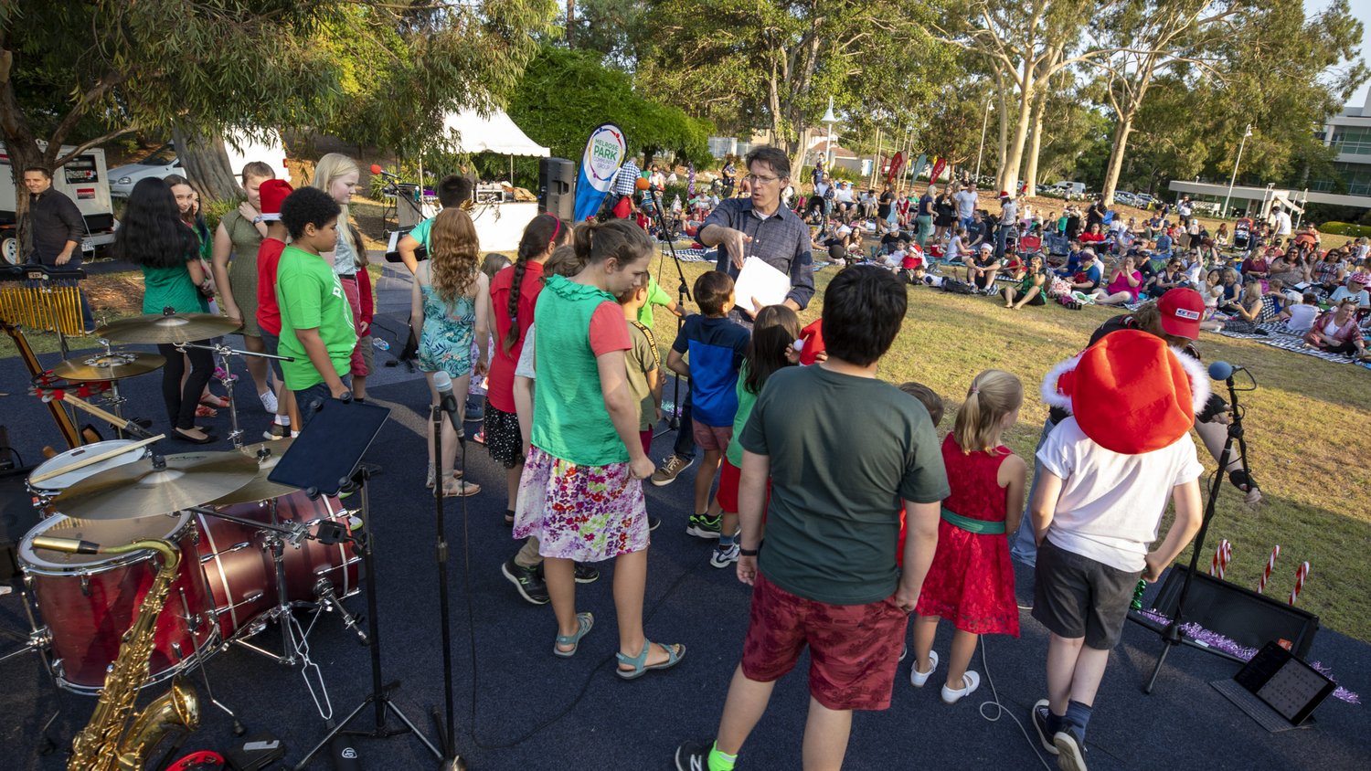 Parramatta Youth Choir performs for the Melrose Park Community at the end-of-term concert